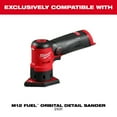 thumbnail image 4 of Milwaukee M12 3.75 in. L X 3.625 in. W Aluminum Oxide 220 Grit Sanding Sheet, 4 of 4