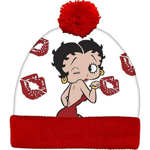 Spoontiques Winter Beanie Hat, Polyester, One Size Fits Most - Betty Boop