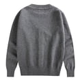 thumbnail image 3 of Gubotare Boys Button Down Sweater Boys Sweater Zip up Knit Long Sleeve Comfy Warm Casual Cardigan Outwear Size 10-11 (Dark Gray,10-11 Years), 3 of 5