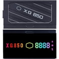 thumbnail image 3 of Cooler Master XG850 Plus Platinum ARGB Fully Modular, 850W, 80+ Platinum, ARGB 135mm Silent Fan, Built-in Information Display Panel, Intel ATX 12V Ver 2.53, 100% Japanese Capacitors ARGB 850, 3 of 14
