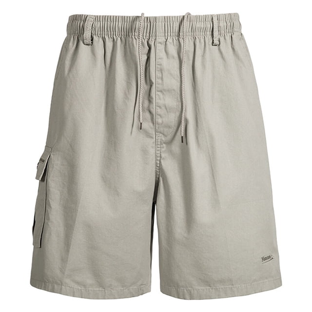 Pantalones de Carga de Bolsillo Múltiple para Hombres, Estiramiento Casual Dentro de Cordón, Pantalones Cortos de Verano Clásicos