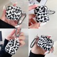 thumbnail image 5 of for AirPods Pro Generation Case Cover, Elegant Brown Leopard Cow Rainbow Soft Silicone Protector with Keychain Compatible with AirPod Pro Thin Charging Case -Leopard, 5 of 7