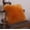 ZT71-orange 18"x18" (With Inserts), variant on Square Furry fur (front) Faux (back) pillow 18''x18'' (With/Without Insert)