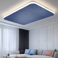 thumbnail image 2 of Vintage Navy Blue Fluorescent Light Covers, Farmhouse Retro Dark Solid Color Linen Texture Magnetic Light Covers for Ceiling Lights, Fluorescent Ceiling Shade for Classroom Office 4x2Ft x 3PCS, 2 of 8