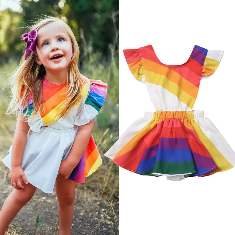 walmart rainbow dress