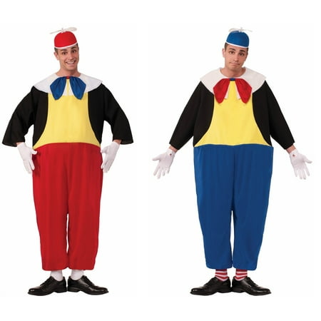 Adult Alice in Wonderland Tweedle Dee and Tweedle Dum Male Costumes