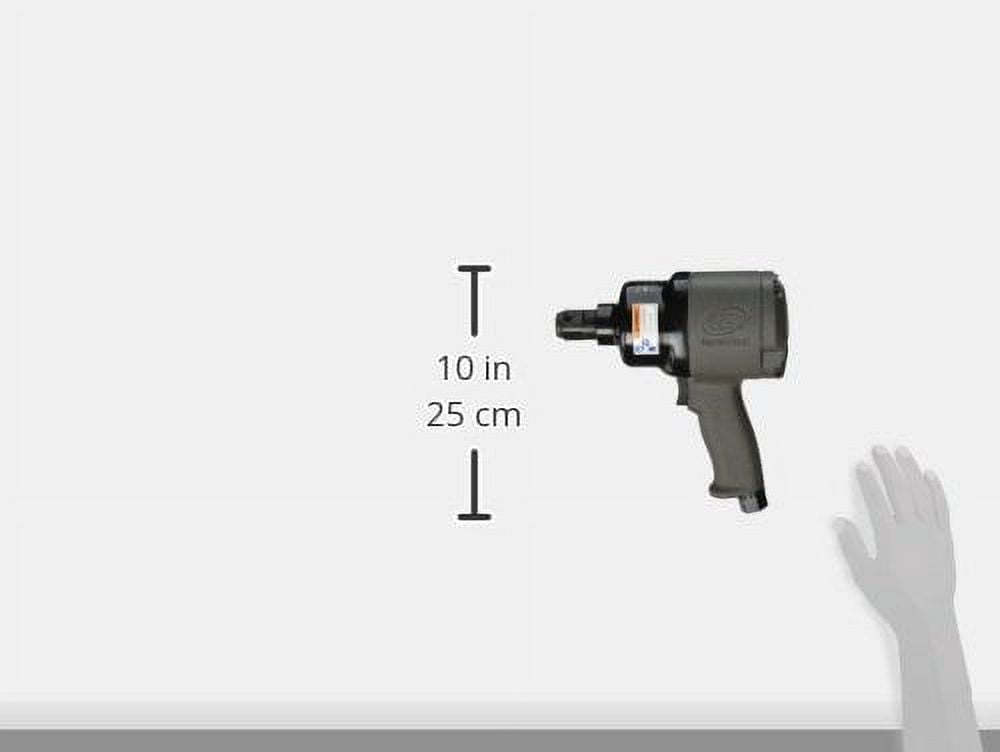 Ingersoll Rand 1" Air Impact Wrench, 1250 ft-Lbs Max Torque, Pistol Grip