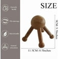 thumbnail image 2 of Wooden Trigger Point Massage Tool,Spider Shape 5 Legs Massager,Scalp Massager Scraping Tool for Back,Neck,Shoulder and More, 2 of 6