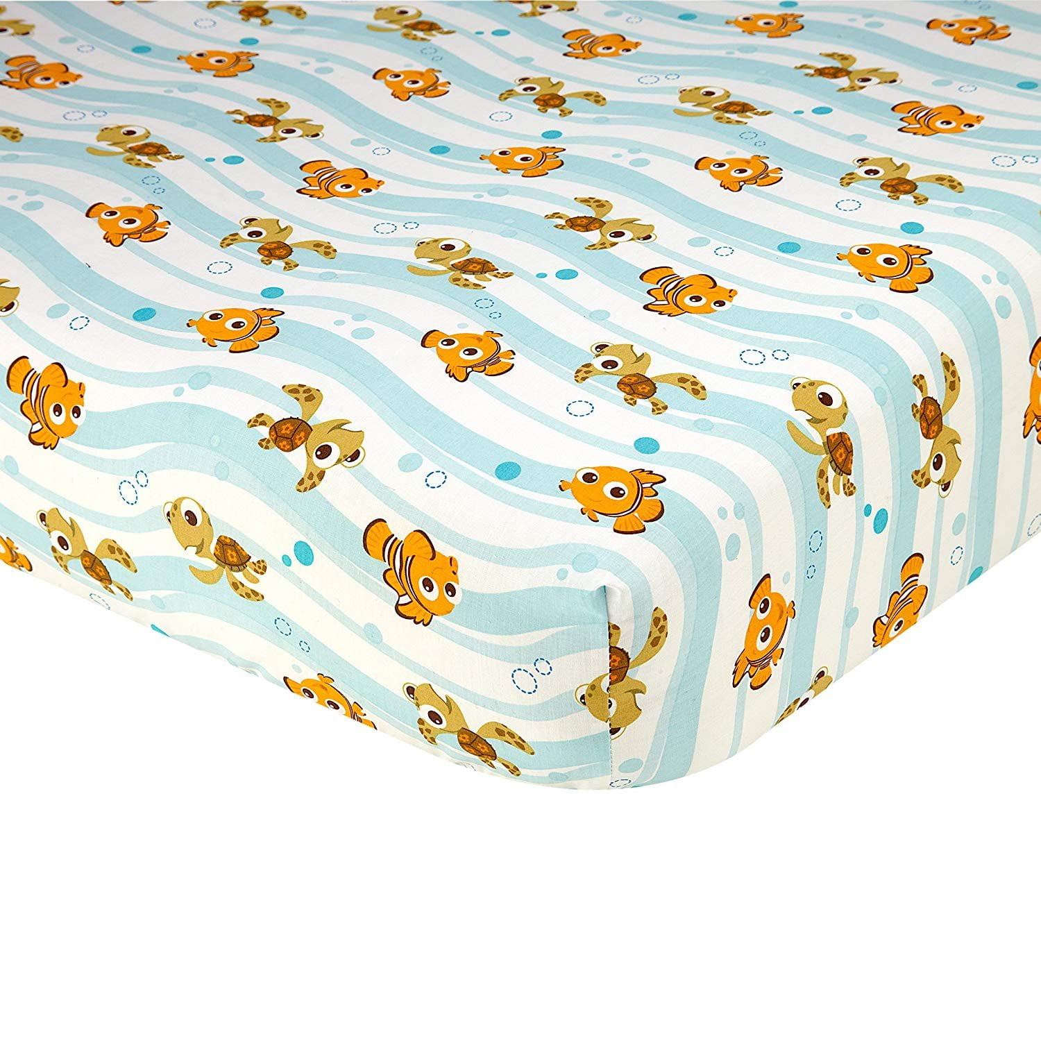Disney Finding Nemo 4 Piece Crib Bedding Set Blue Walmart