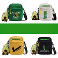 thumbnail image 2 of My World Printed Canvas Shoulder Bag, Cartoon Messenger Bag For Teenagers And Students, Send Pendant-week, 2 of 3