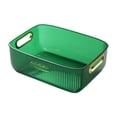 thumbnail image 2 of Cesta de almacenamiento de escritorio para refrigerios, caja de almacenamiento de cosméticos para dormitorio, caja organizadora de cocina para el hogar, caja de almacenamiento de plástico, asa de cint, 2 of 6