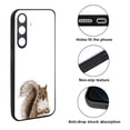 thumbnail image 2 of WIRESTER Shockproof Soft Rubber Cover Case for Samsung Galaxy S24 FE 6.7", Brown Gray Squirrel, 2 of 5