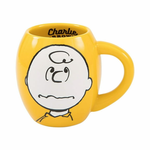 Peanuts Charlie Brown Good Grief! 18 oz Oval Ceramic Mug