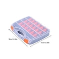 thumbnail image 3 of Eigraketly Caja de herramientas, rejillas de almacenamiento, compartimento de piezas de Hardware, caja de reparación, organizador de mano, Herramientas eléctricas 38*31*7/380, 3 of 6