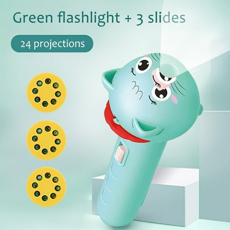 

Musatteng Sound compatible with Machine for Kids Slide Projector Flashlight Projection Lamp Toy Slideshow Flashlight Lamp Education Learning Small Night Light Bedtime Early Saved Items for Later Li