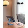 thumbnail image 2 of Soporte para tableta Lamicall, soporte de escritorio ajustable, azul, 2 of 7