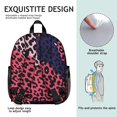 thumbnail image 5 of Leopard Print Backpack Backpack for School,Cute School Bag,Schoolbag with Adjustable Shoulder Straps & Padded Back,13.8"x11.4"x6", 5 of 6