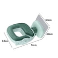 thumbnail image 2 of BUYISI 1Pcs Hairdryer Bracket With Non-Marking Sticker Punch Suction Wall Hanger Green, 2 of 7