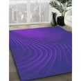 thumbnail image 2 of Ahgly Company Indoor Rectangle Patterned Purple Plum Purple Area Rugs, 4' x 6', 2 of 6
