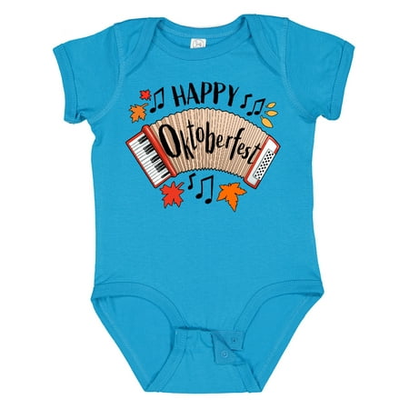 

Inktastic Happy Oktoberfest- Accordian Gift Baby Boy or Baby Girl Bodysuit