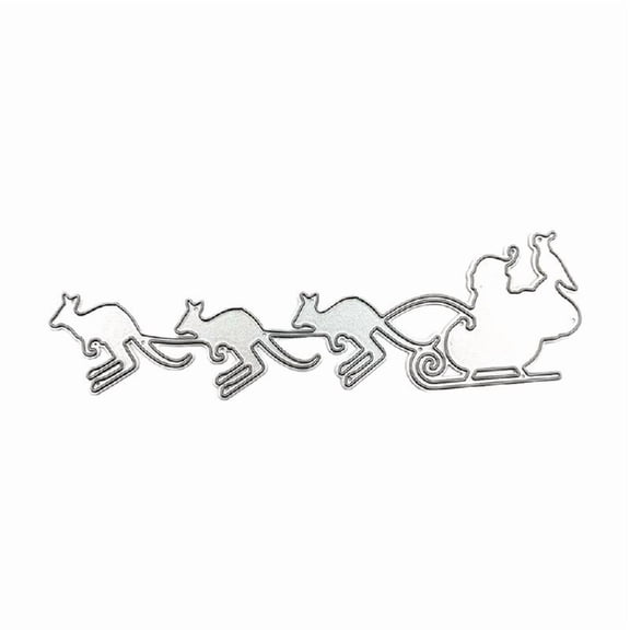 Christmas Sleigh Die Cuts Embossings Stencils Christmas Series Cutting Dies