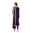 thumbnail image 5 of Trendmalls Women's Georgette Embroidery Work Ready To Wear Stright Salwar Suit Set, 5 of 8