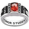 Freestyle, Classic Deco Birthstone Class Ring, Personalized, High School or College Graduation