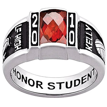 Freestyle, Classic Deco Birthstone Class Ring, Personalized, High School or College Graduation
