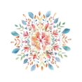 thumbnail image 2 of Mandala Shirt, Floral Mandala T-Shirt, Spring Floral Shirt, Gifts for Her, Flower Shirt, Florist Gift, Gift for Bestie, 2 of 7