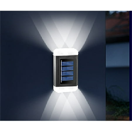 

Autumn New 3pcs New Solar Lamp Outdoor Wall Lamp LED Courtyard Lamp Step up and down Luminous Night Lamp in Clearance