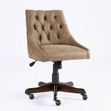 Medieval Retro Style Sheepskin Office Chair - Brown