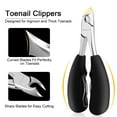 thumbnail image 5 of Toenail Clipper Set, Professional Thick & Ingrown Toe Nail Clippers for Men & Seniors, 5 of 6