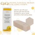 thumbnail image 2 of Tiras depiladoras Gigi Natural Muslin 100 tiras, 2 of 5