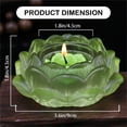 BSGSH Clearance Christmas Candles & Holders Colorful Holy Lotus