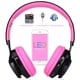 thumbnail image 3 of Audífonos Bluetooth Riwbox AB005 inalámbricos 5.0 con micrófono plegables color Negro y rosa, 3 of 3
