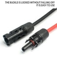 thumbnail image 3 of stanreset 2 Pieces Solar Panel Extension Cable Portable Replacement Repairing Wire, 3 of 6