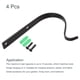thumbnail image 4 of Ganchos colgantes de pared de hierro negro Uxcell de 4 pulgadas para interiores y exteriores, 4 unidades, 4 of 6