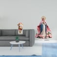 thumbnail image 2 of Figura de escritorio,Figura de Dios de la Fortuna de dibujos animados,regalo Feng Shui,Escultura de la escena de la Natividad,Adorno acrílico 2D de pie,Centro de mesa decorativo con escena de, 2 of 8
