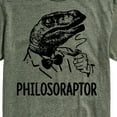 thumbnail image 3 of Instant Message - Philosoraptor - Men's Short Sleeve Graphic T-Shirt, 3 of 6