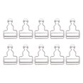 thumbnail image 1 of Unique Bargains Overall Buckles, 10 Pack Retro Metal Suspender Replacement Buckles 32mm, 1 of 5