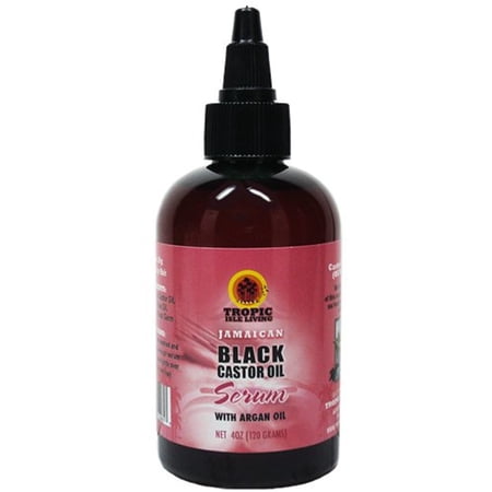 Tropic Isle Living Jamaican Black Castor Oil Serum with Argan Oil, 4 oz