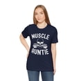 thumbnail image 5 of Muscle auntie gym Weightlifter aunt skeleton barbell aunt Unisex T-shirt, 5 of 8