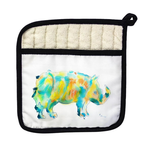 Betsy Drake Interiors Rhino Pot Holder