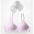 thumbnail image 4 of Girls' Training Bras Molded Microfiber Developed Training No Wire Teenage BrasAdjustable A-Cup, 4 of 5