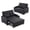 Black, variant on Ktaxon Faux Leather Loveseat Sofa Bed with Side Pockets, Adjustable Backrest Lounge for Living Room, Game Room Black