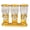 Gold, variant on lanema Practical Cereal Dispenser With Visible Compartments Dry Goods Distributor
