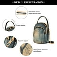 thumbnail image 4 of FORMRS Crossbody Bag for Women Quilted Travel Shoulder Cell Phone Purse with Chain Strap Handbag, Retro Forest, 4 of 7