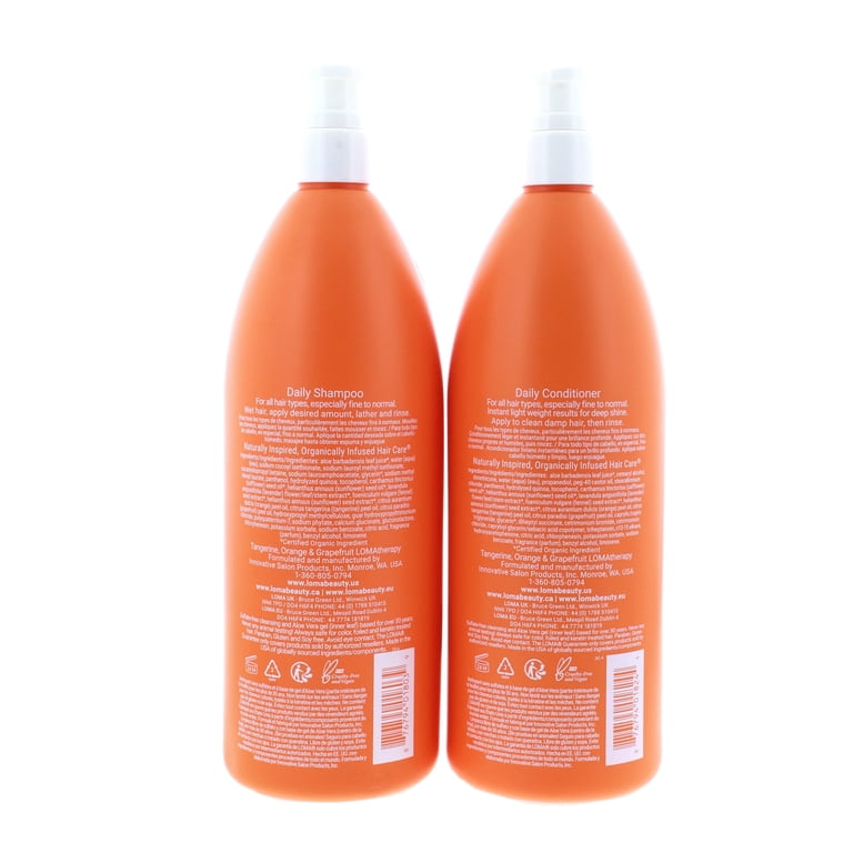 Loma, Daily Shampoo and Conditioner Duo Pack, 33 Ounce, Green