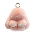 thumbnail image 1 of Visland Handmade Bunny Keychain Bag Charm Fluffy Faux Fur Rabbit Pendant Keyring Lop-Eared Design Bunny Charm Keychain Versatile Wallet Accessory, 1 of 8
