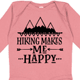thumbnail image 4 of Inktastic Hiking Makes Me Happy Mountain Hiker Boys or Girls Long Sleeve Baby Bodysuit, 4 of 5